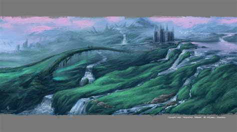 ArtStation - Concept Art Floating Rivers