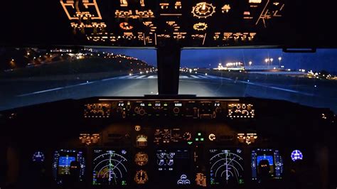 Boeing 737 cockpit take off from Madeira Funchal - YouTube