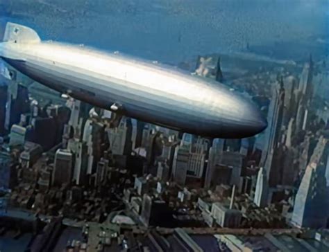 Stunning footage shows the Hindenburg disaster in bright colors