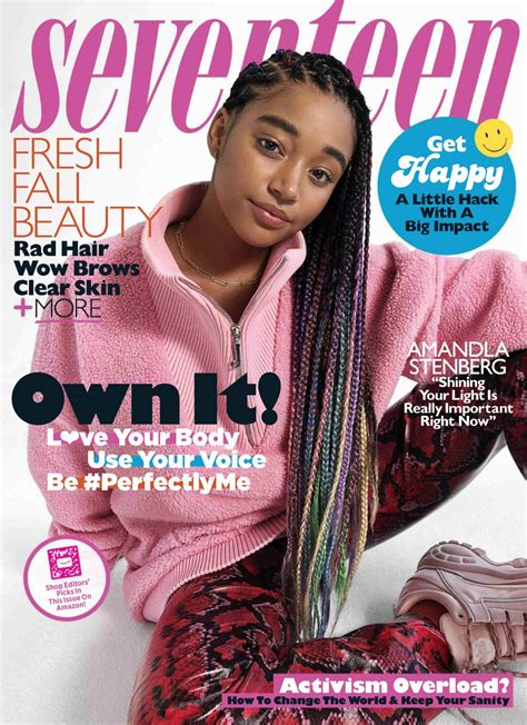 AMANDLA STENBERG in Seventeen Magazine, October/November 2018 Issue ...