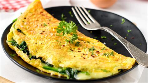 Spinach Omelette - Sweet As Honey