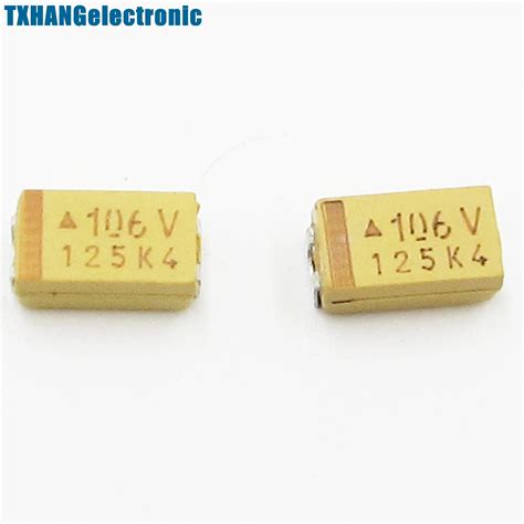 10PCS 10UF 35V C6032 Type C Tantalum Capacitor SMD C 6032 Chip-in Integrated Circuits from ...