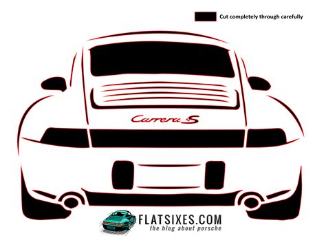 Porsche 993 Pumpkin Carving Template | FLATSIXES