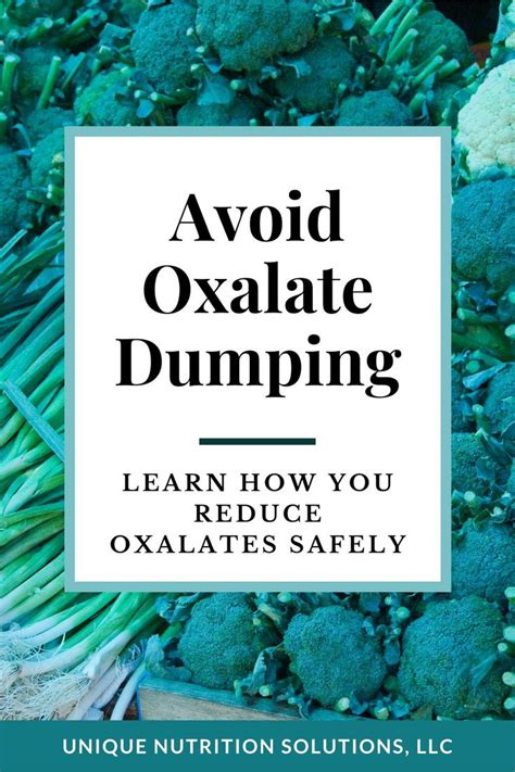 How to Avoid Oxalate Toxicity & Avoid Oxalate Dumping | Nutrigenomics, Food sensitivities ...