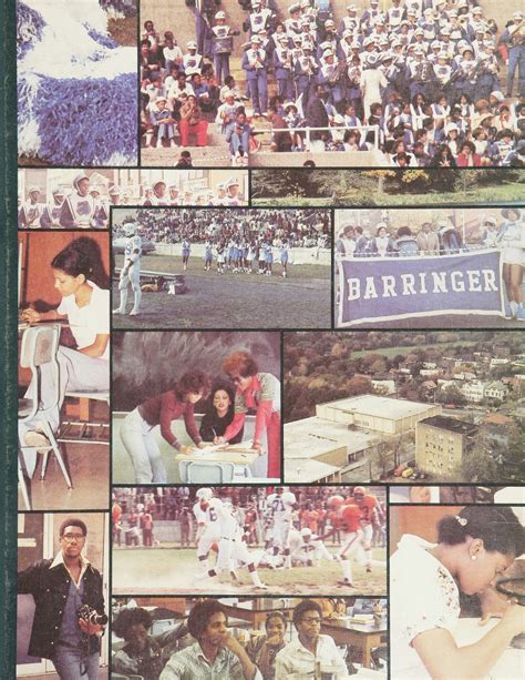 1977 yearbook from Barringer High School from Newark, New Jersey for sale