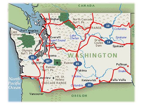 Highway 20 Washington Map | Zone Map