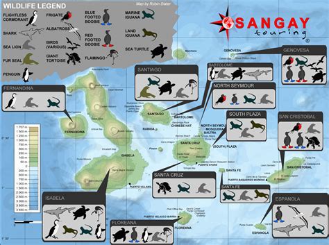 Map Galapagos Islands