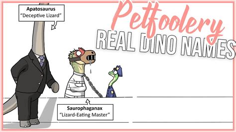 Dinosaur Names Literally Translated | Pet_Foolery Comic Dub #comicdub ...