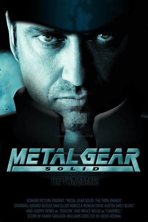 Metal Gear Solid The Movie Poster by OniPunisher on DeviantArt