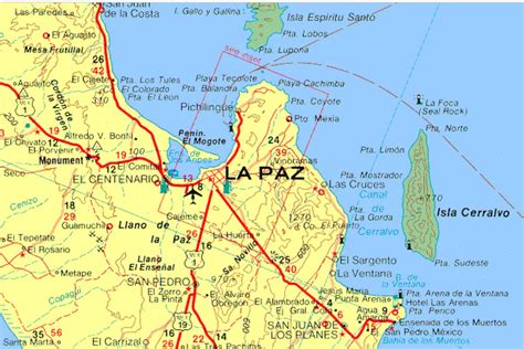 Detailed Map Of Baja Mexico - Maps For You