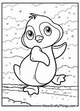 Coloring Pages Of Cute Baby Penguins sketch template