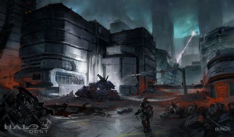 Bungie Reveals Halo 3: ODST Concept Art | WIRED