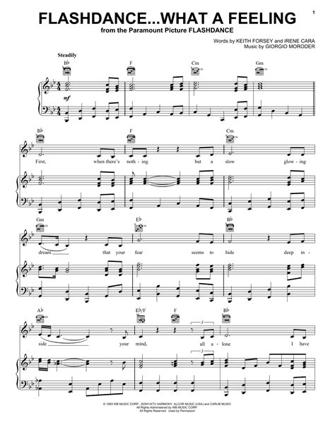 Flashdance...What A Feeling | Sheet Music Direct