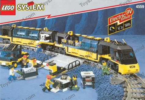 Train Sets - LEGO 4559 Cargo Railway Vintage 1996 9v Classic Train Set