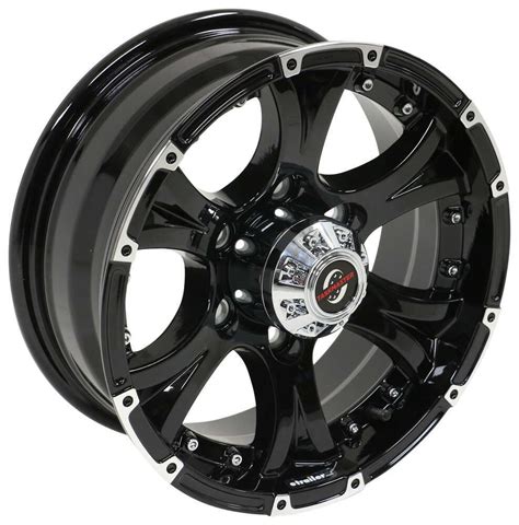 Aluminum Viking Series Valhalla Trailer Wheel - 15" x 6" - 6 on 5-1/2 ...