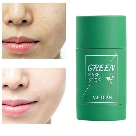 Green Tea Cleansing Mask Purifying Skin Care Anti-Acne Eggplant Remove Blackhead #LANBENA ...