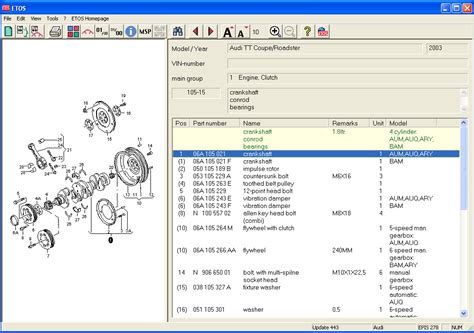 Audi Volkswagen (VW) Seat & Skoda Electronic Parts Catalogue (EPC)