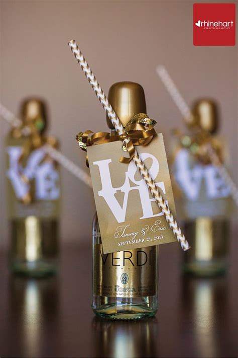 Miniature Liquor Bottles Wedding Favors