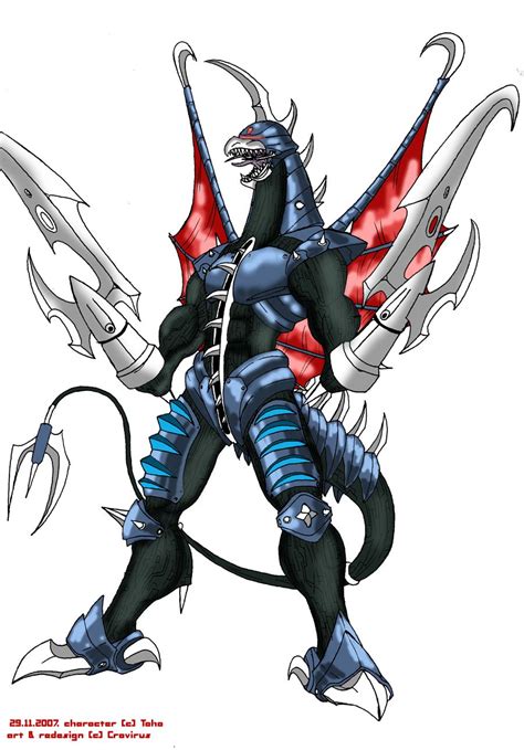 GFW Gigan redesign by crovirus on DeviantArt | All godzilla monsters ...