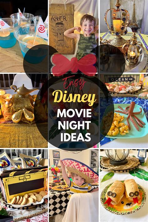 15 Easy Disney Dinner and Movie Night Ideas for Magical Memories