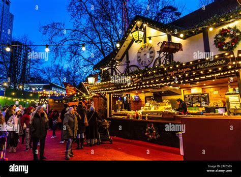 Southbank Centre Winter Festival and Christmas Market, London, UK Stock Photo - Alamy