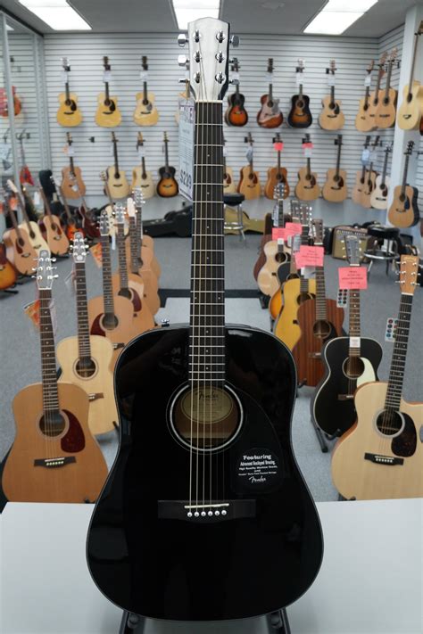 Fender Acoustic Guitar Black | ubicaciondepersonas.cdmx.gob.mx