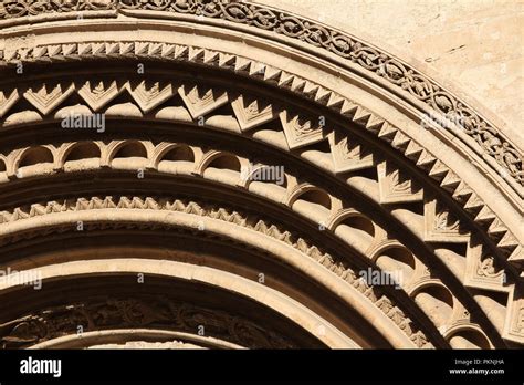 Valencia, Spain. Architecture detail of famous Cathedral Stock Photo ...