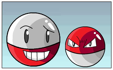 Voltorb and Electrode by Shadow-Dinosaur on DeviantArt