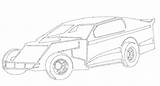Dirt Sprint Car Coloring Pages sketch template