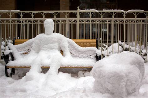 Snow art in Toronto