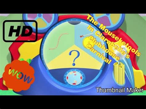 The Mouseketools In Clarabelle's Clubhouse Carnival - YouTube