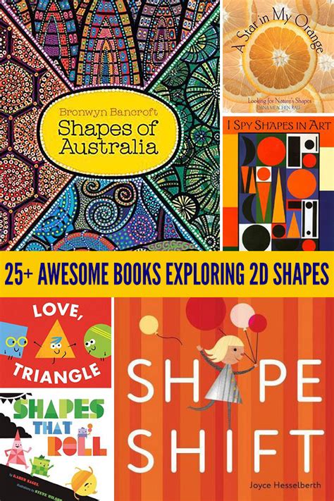 25+ Super 2D Shapes Books for PreK, Kindergarten & Elementary/Primary