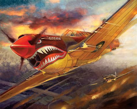 P40 Warhawk, Flying Tigers "Fury of the Warhawk" on Behance