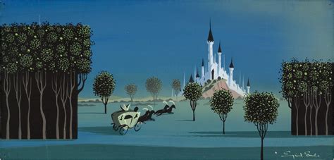 Eyvind Earle Sleeping Beauty Castle and Coach Concept Painting | Lot #95221 | Heritage Auctions ...