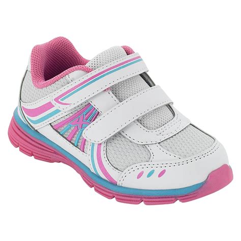 Athletech Toddler Girl's Lacey2 Athletic Shoe - White