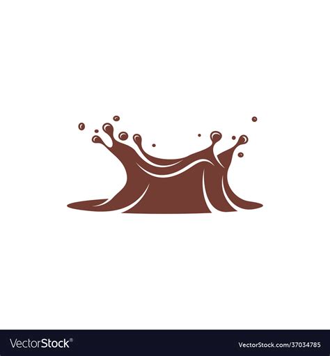 Chocolate logo design creative Royalty Free Vector Image