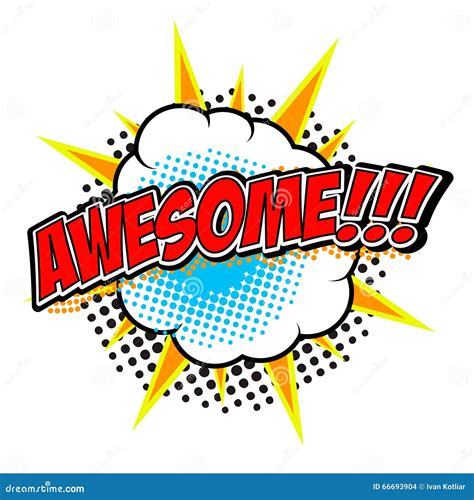 Awesome Vector - Awesome comic vector bubble text splash royalty (Complete)