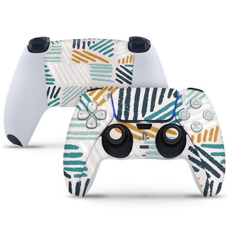 PlayStation 5 Controller Skin - Flat Abstract Element Pattern – SkinsLegend