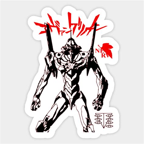 Neon Genesis Evangelion EVA-01 - Evangelion - Sticker | TeePublic