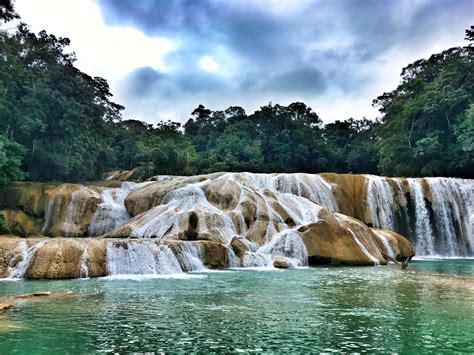 Misol Ha, Agua Azul Waterfalls, and Palenque Ruins: a Day Trip from San ...