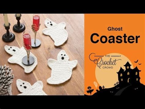 Crochet Ghost Coasters - YouTube