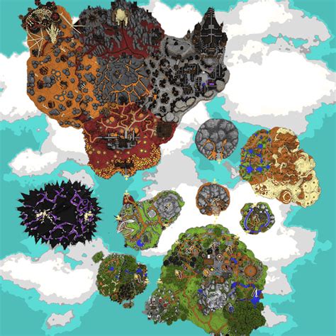 HQ Hub Maps (new and old) : r/HypixelSkyblock