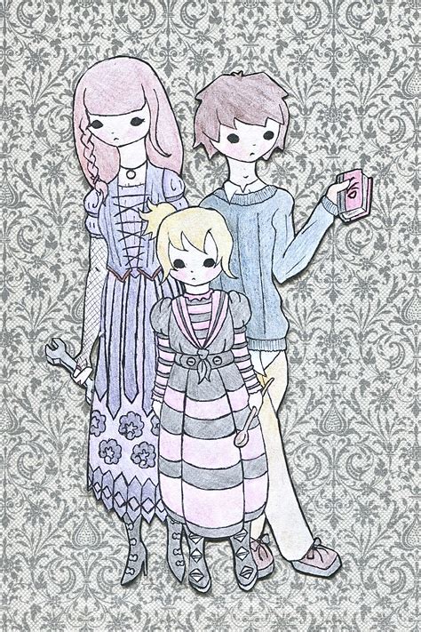 The Baudelaire Orphans by HeartCards on DeviantArt