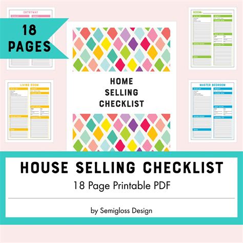 Printable Home Selling Checklist Prepare Your Home for | Etsy