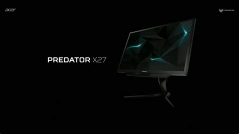 Acer Predator X27 Gaming Monitor Features HDR And Quantum Dot ...