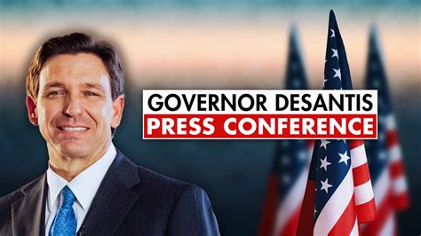 Watch Governor DeSantis Press Conference | Fox Nation