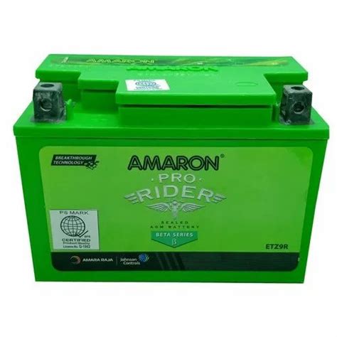 Bike Amaron Pro Rider Sealed AGM Battery, Capacity: 2.5 Ah, Model Name/Number: Etz9r at Rs 1500 ...