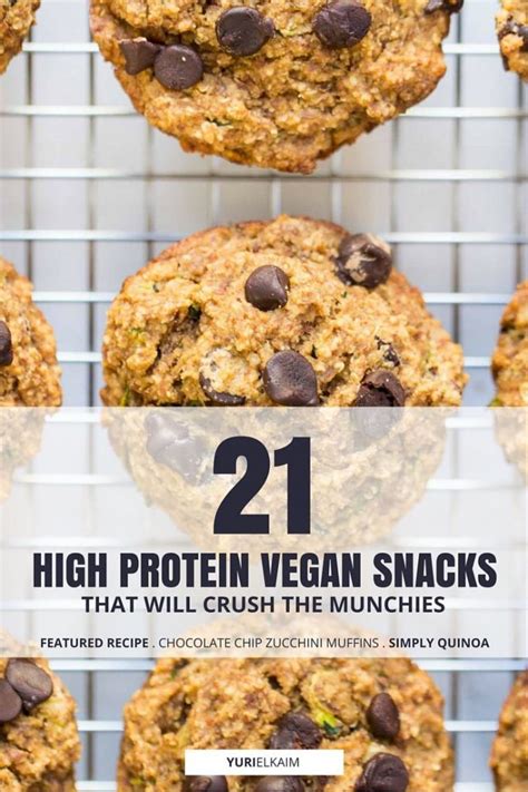 21 High Protein Vegan Snacks to Crush the Munchies | Yuri Elkaim