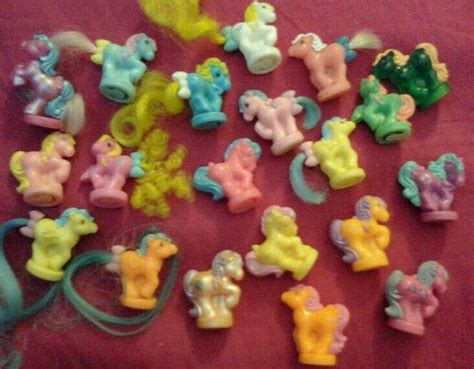 Late 80's & early 90's My Little Pony -Petite Pony. Before the blind bag version, there were ...