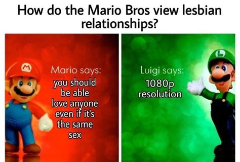 High Definition | Mario Bros. Views / Mario Says | Know Your Meme